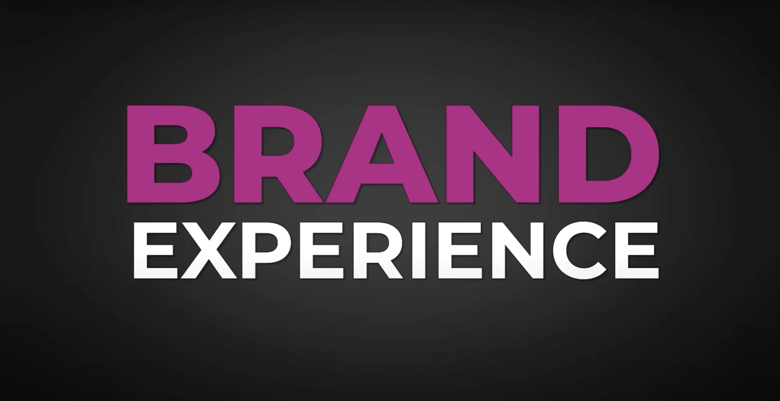 Brand Experience LB showreel